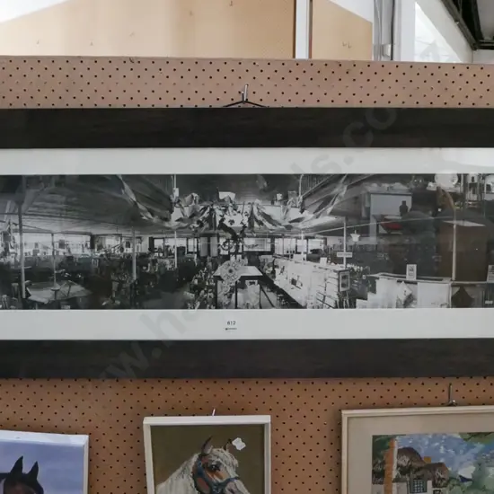 framed photo print - interior of haberdashery department store Overall H-475 W-1445