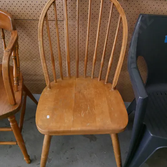 oak bentwood dining chair