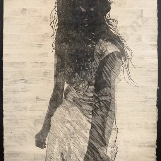 Sue Pearson 2011 - framed screenprint "Rosemary Thom"  H-1000 W-720