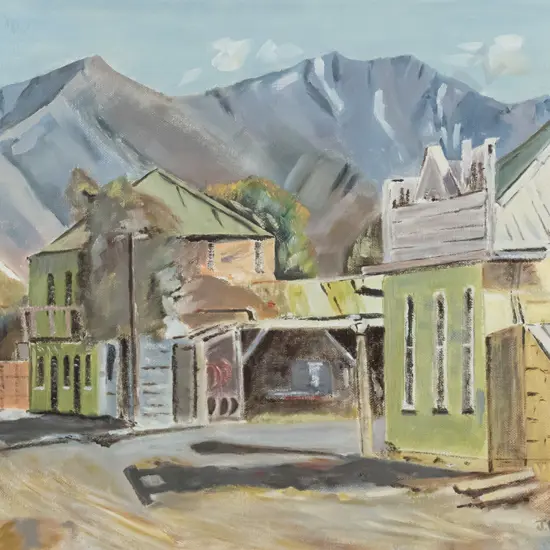 J C Young, framed oil "Naseby" H-340 W-430