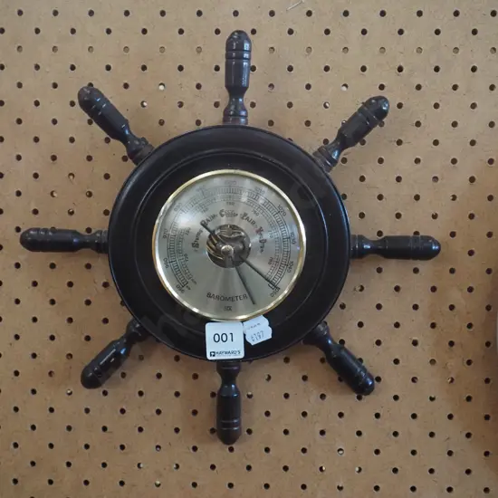 ship's wheel barometer