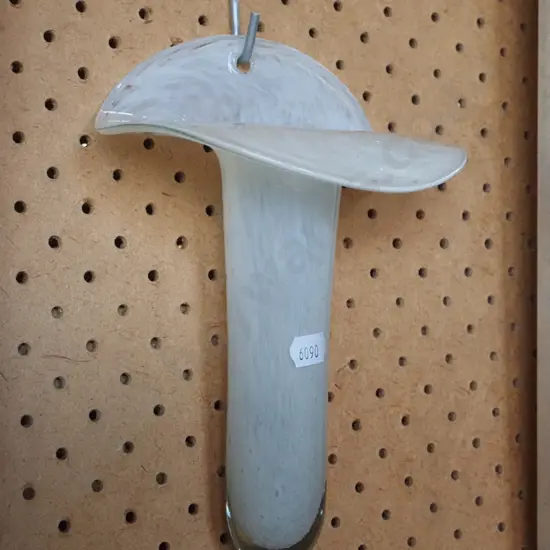 art glass wall pocket vase