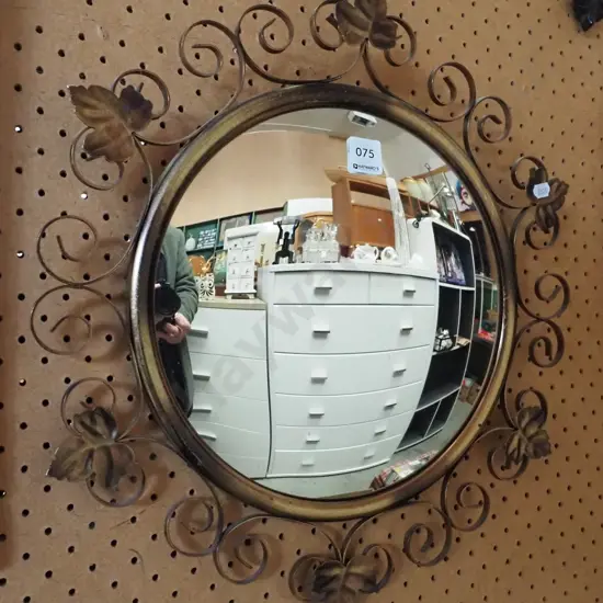 circular convex wall mirror 
