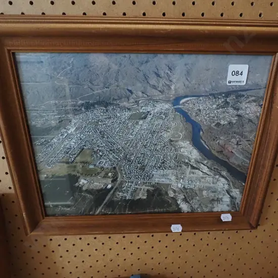 framed aerial photograph - Alex