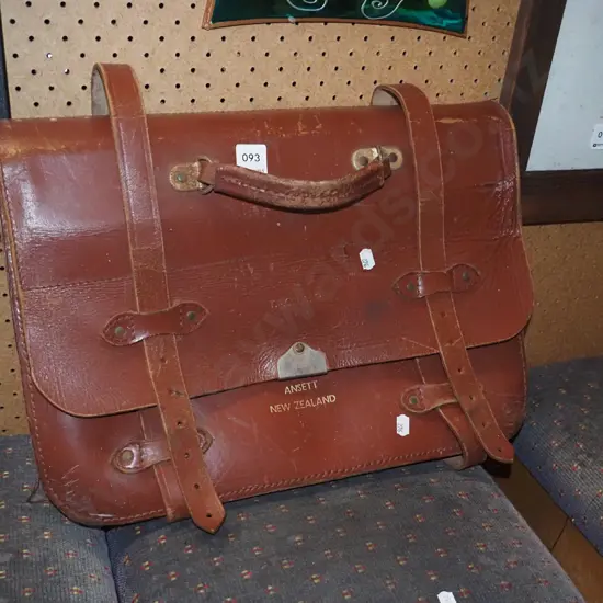 leather satchel