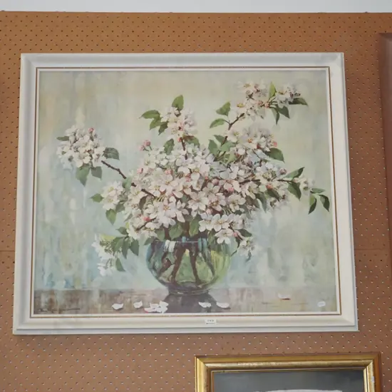 framed print - still life blossoms