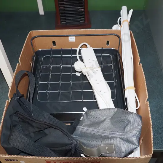 box; multi boxes, small bags, drying rack etc