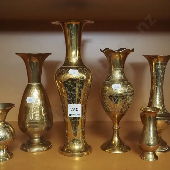 shelf of glass vases H-250