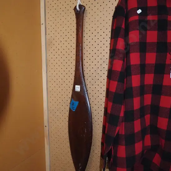 souvenir wooden paddle