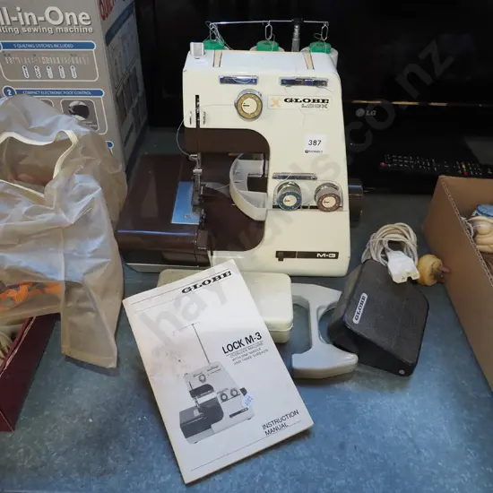 globe 3 spool overlocker