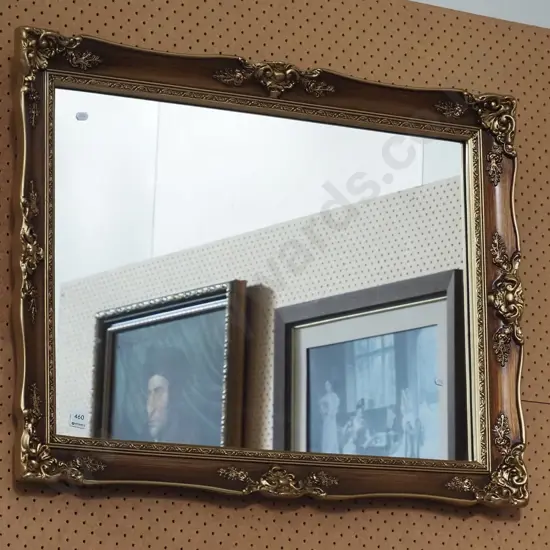 gilt framed wall mirror