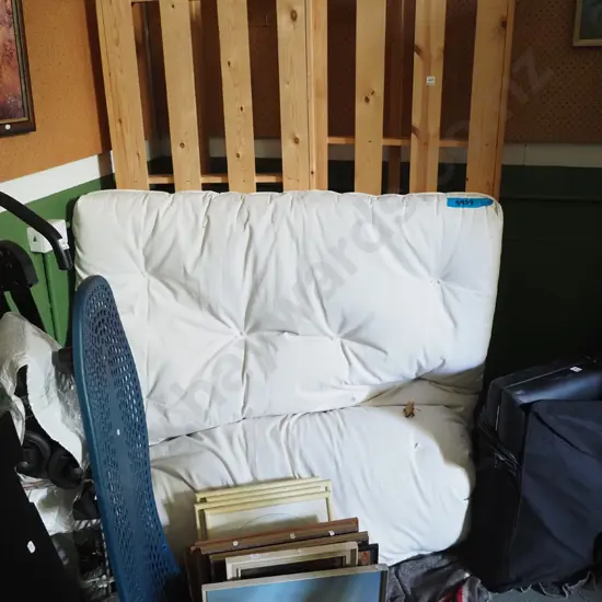 solid oregon divan bed with futon mattress