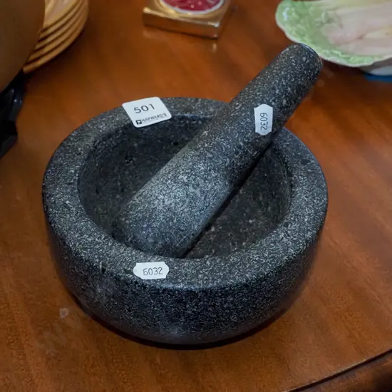 stone mortar and pestle