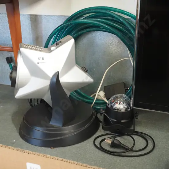 Party light projectors, flashing strip lights