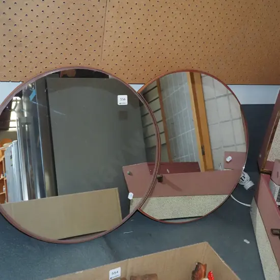 Venn diagram style wall mirror