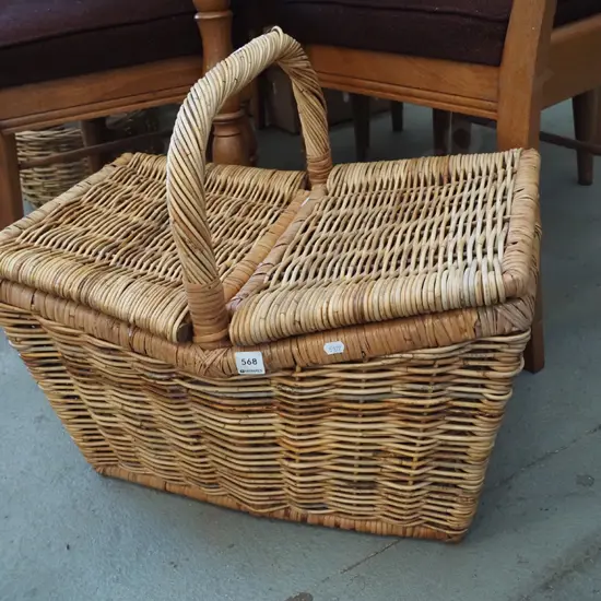 cane picnic hamper
