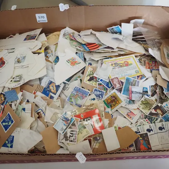 box of stamps