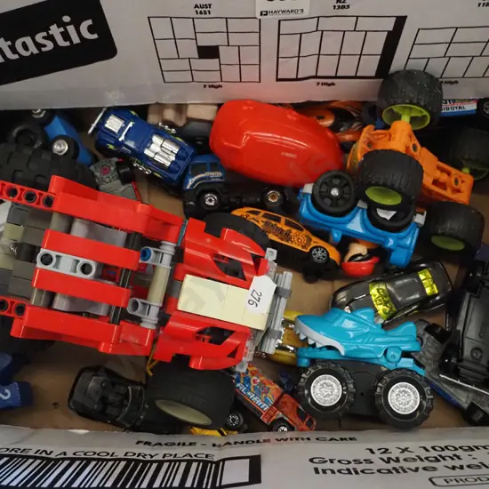 box of vehicles