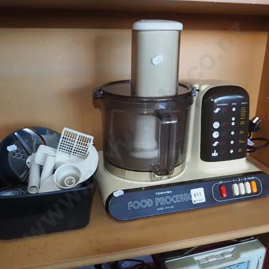 Toshiba food processor and accessories