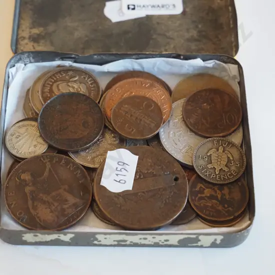 tin of coins