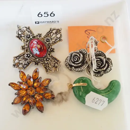 box of costume jewellery