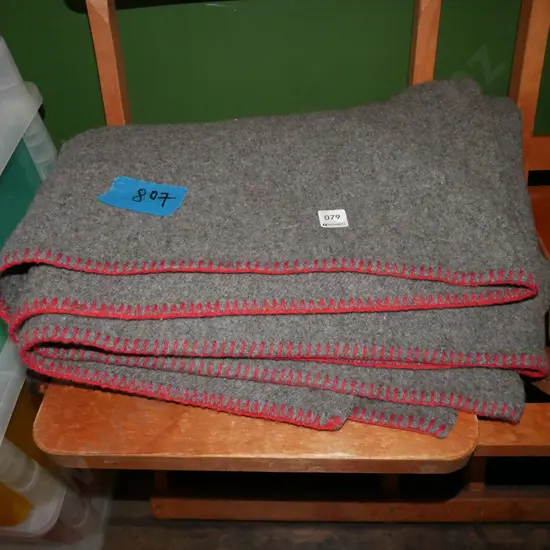 grey woollen blanket