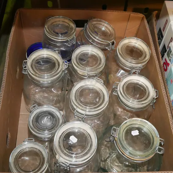 box of self sealing jars