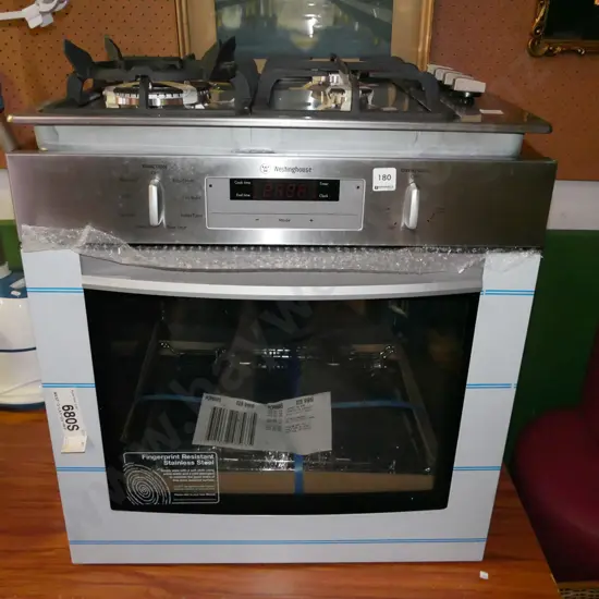 Westinghouse wall oven - some original packing in office