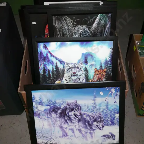 box of holographic fantasy and animal prints