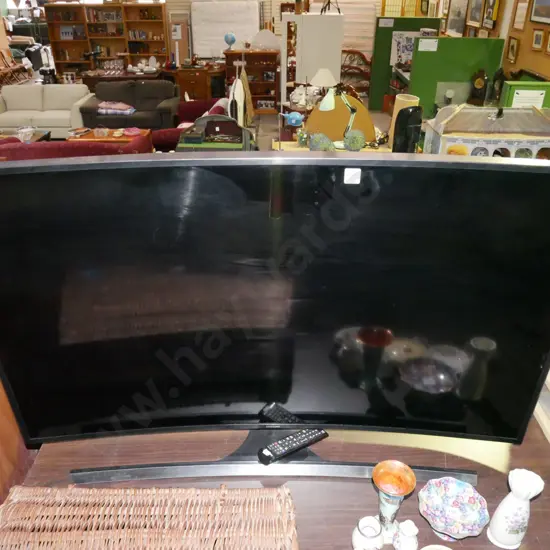 Samsung 48" curved TV with remote - no power cord