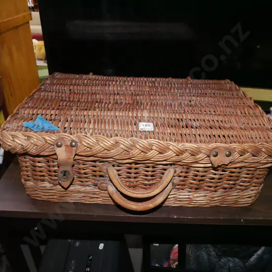 cane picnic hamper