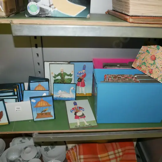 small 12 Days of Christmas boards - may be incomplete