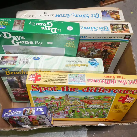 box of puzzles