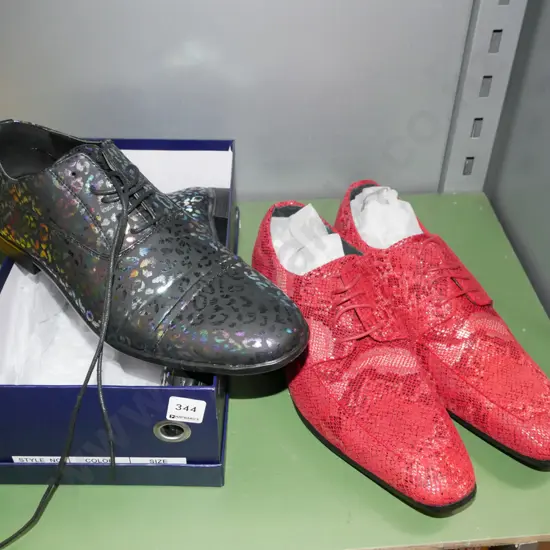 2x pairs of as new Maher gents shoes Size 44