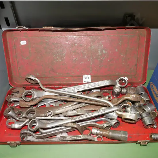 part socket, set, ring spanners etc