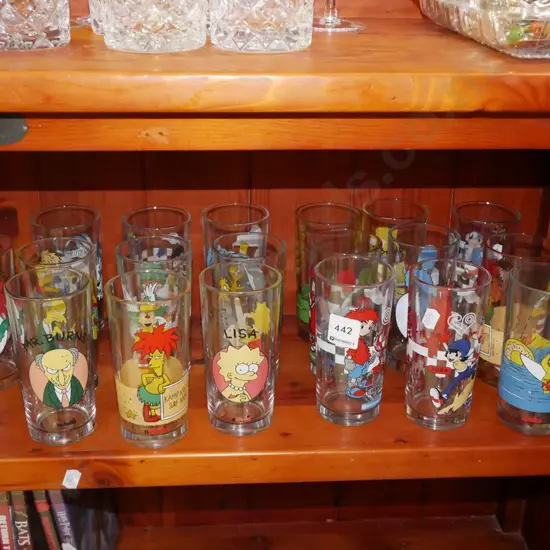 Nutella collector glass tumblers