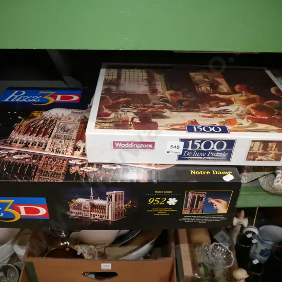 1500 piece puzzle, 3D puzzle