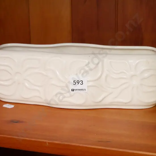 Crown Lynn trough vase