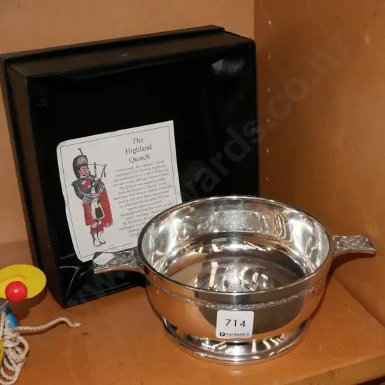 plated presentation Highland Quaich