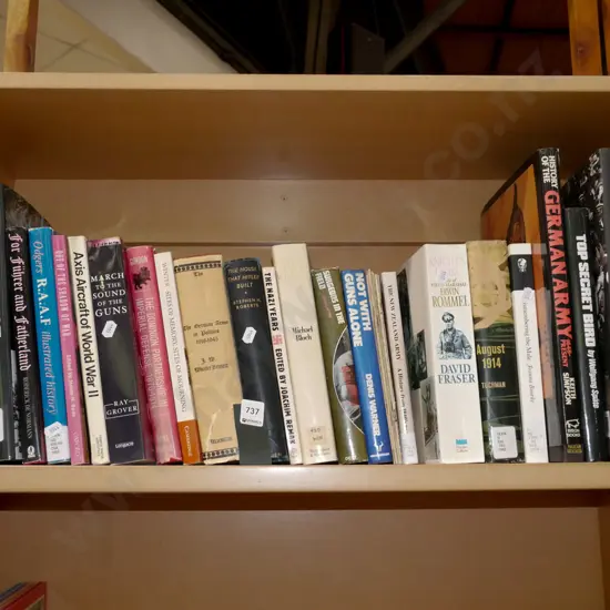 shelf; war books