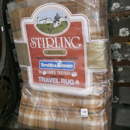 as-new Stirling brand travel rug