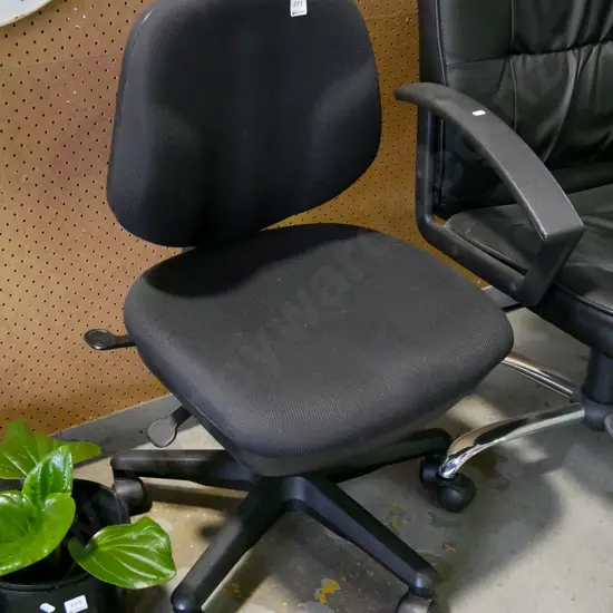 black office chair