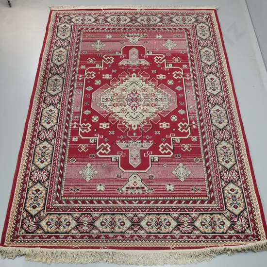Belgian wool Persian style floor rug L-2390 W-1700
