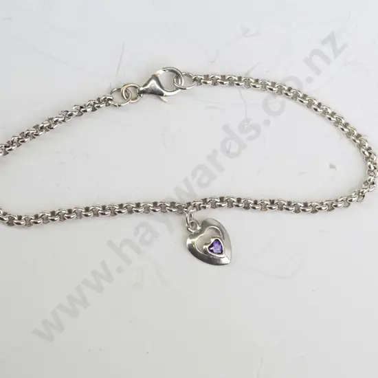 silver bracelet stamped 925