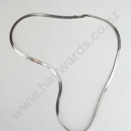 silver necklace stamped 925