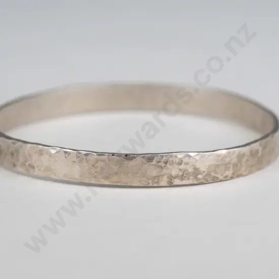 silver bangle stamped 925