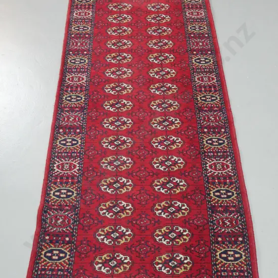 Persian style machine woven wool floor rug / runner L-3330 W-800