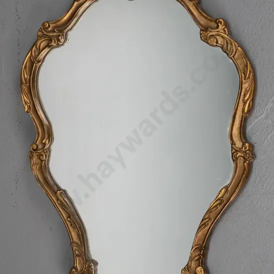 gilt framed mirror H-520 W-340