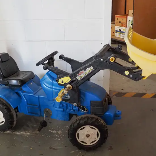 Kids Blue Rolly Tractor