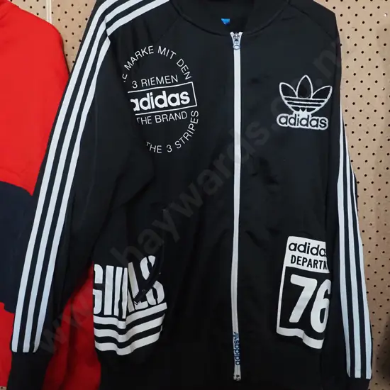 Adidas zip jacket, black in colour
